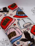 HOL - FOJ  - 1776 USA CAPS RIB