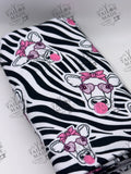WES - ZEBRA BUBBLE GUM COW