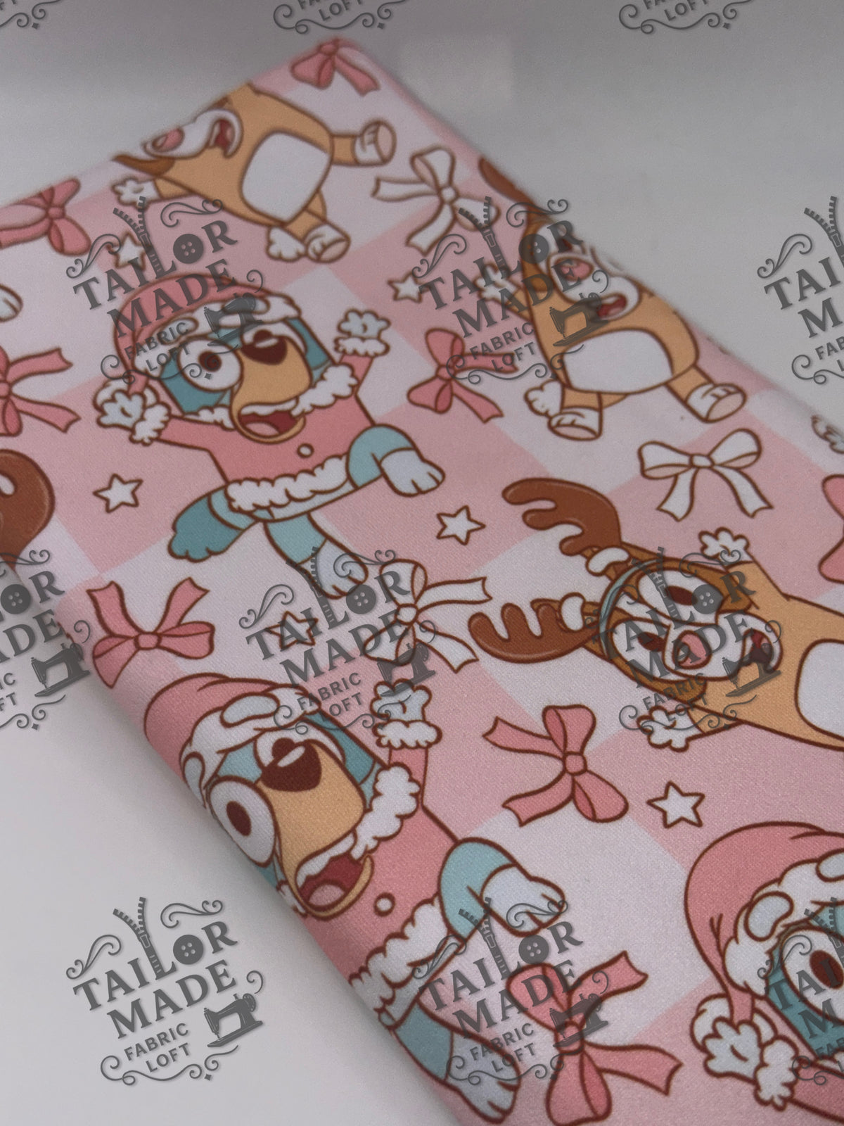 HOL - BLUE DOG PINK/ WHITE CHECK